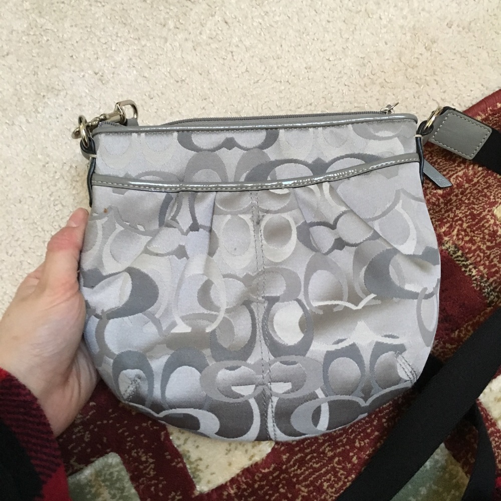 Grey Coach Bag
